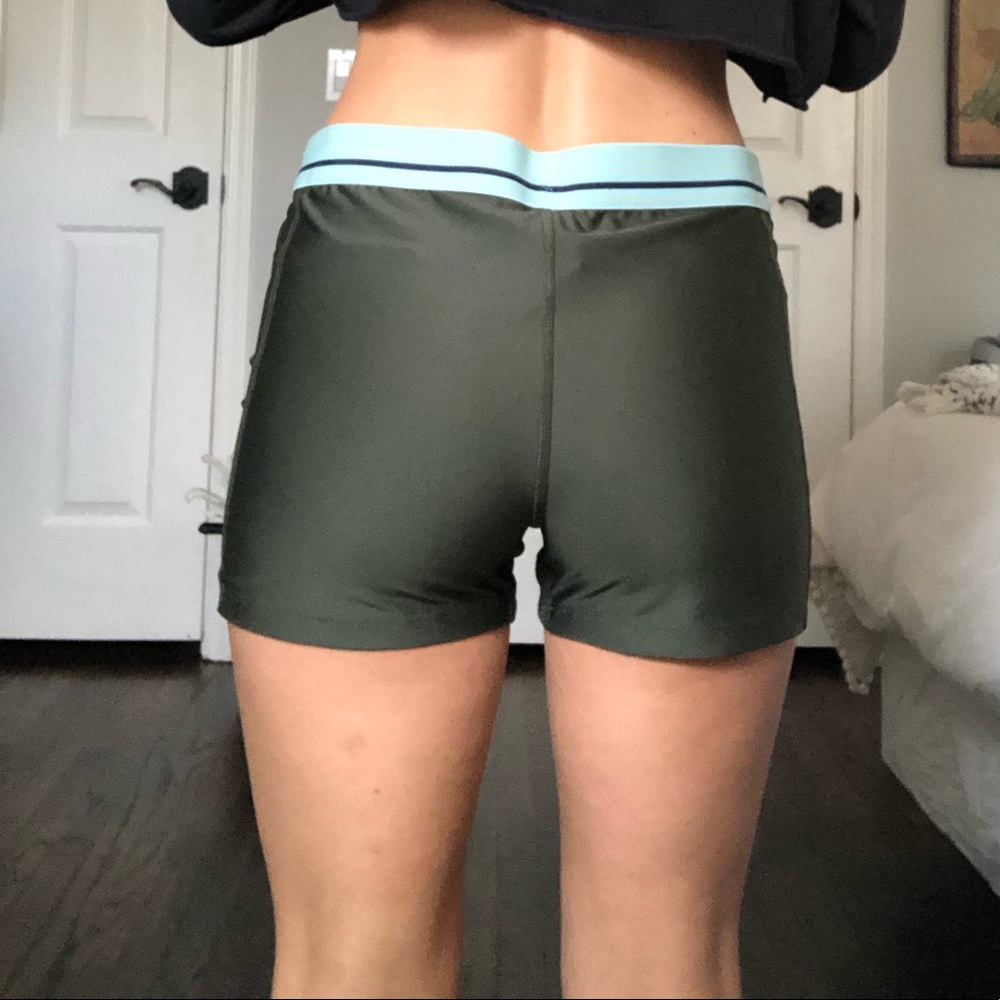 Under Armour olive green shorties